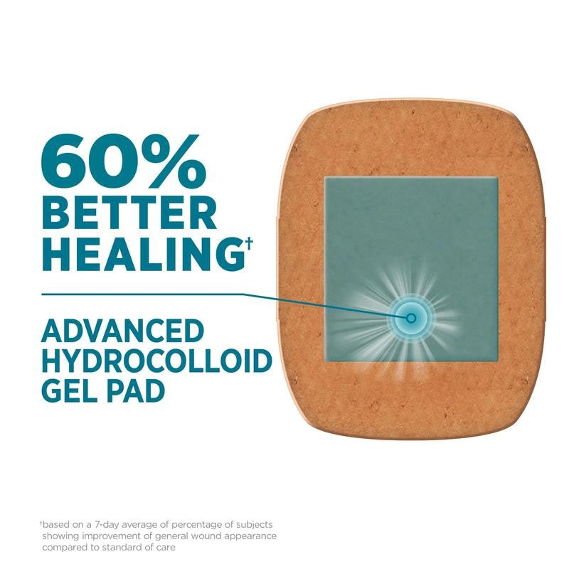 Brand Extra Large Pro Heal Bandages + Hydrocolloid Pads, 5 Count