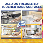 Lysol® Disinfectant Wipes, Multi-Surface Antibacterial Cleaning Wipes, for Disinfecting and Cleaning, Brand New Day Mango & Hibiscus 80Ct