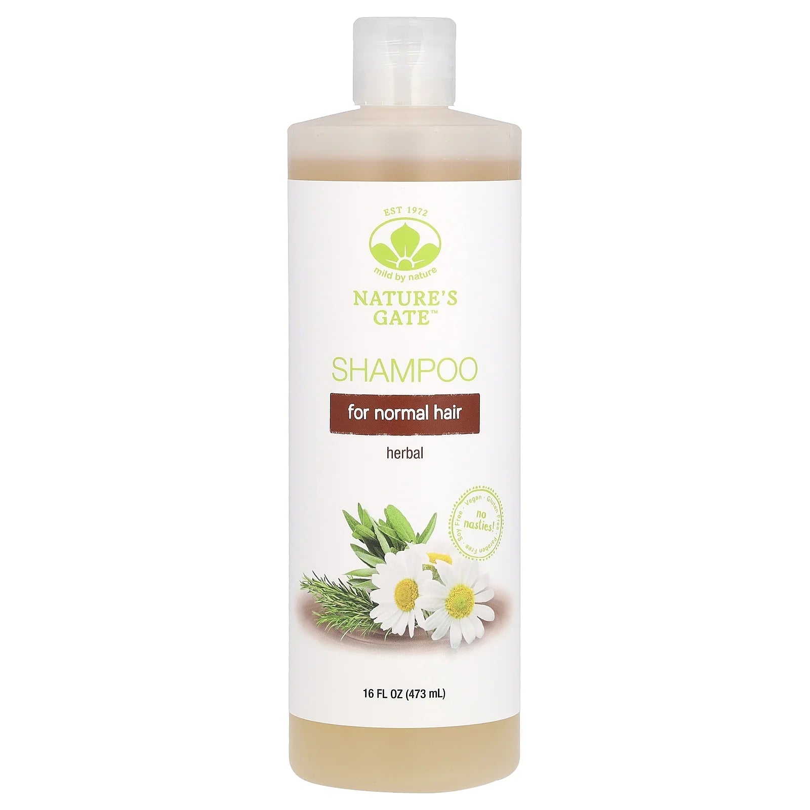 (Nature'S Gate), Herbal Shampoo for Normal Hair, 16 Fl Oz (473 Ml)