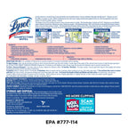 Lysol Disinfecting Wipes, 2 Lemon Lime & 1 Mango Hibiscus, 105Ct(3X35Ct), Brand New Day, Tested & Proven to Kill COVID-19 Virus
