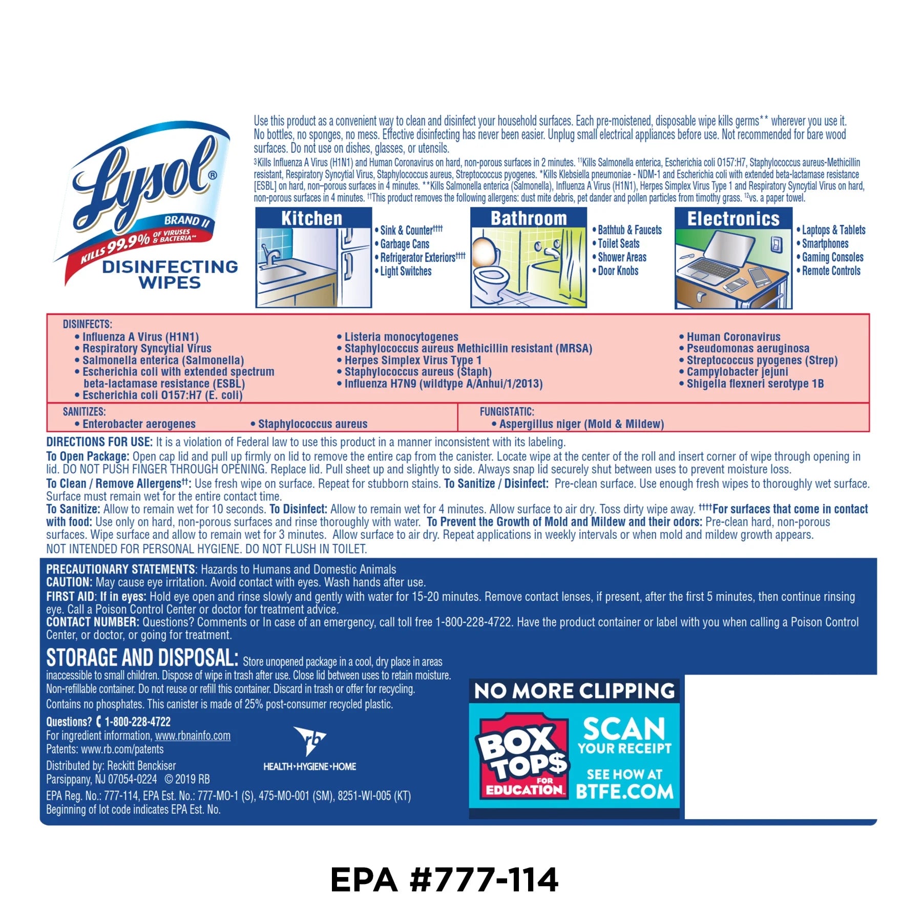 Lysol Disinfecting Wipes, 2 Lemon Lime & 1 Mango Hibiscus, 105Ct(3X35Ct), Brand New Day, Tested & Proven to Kill COVID-19 Virus