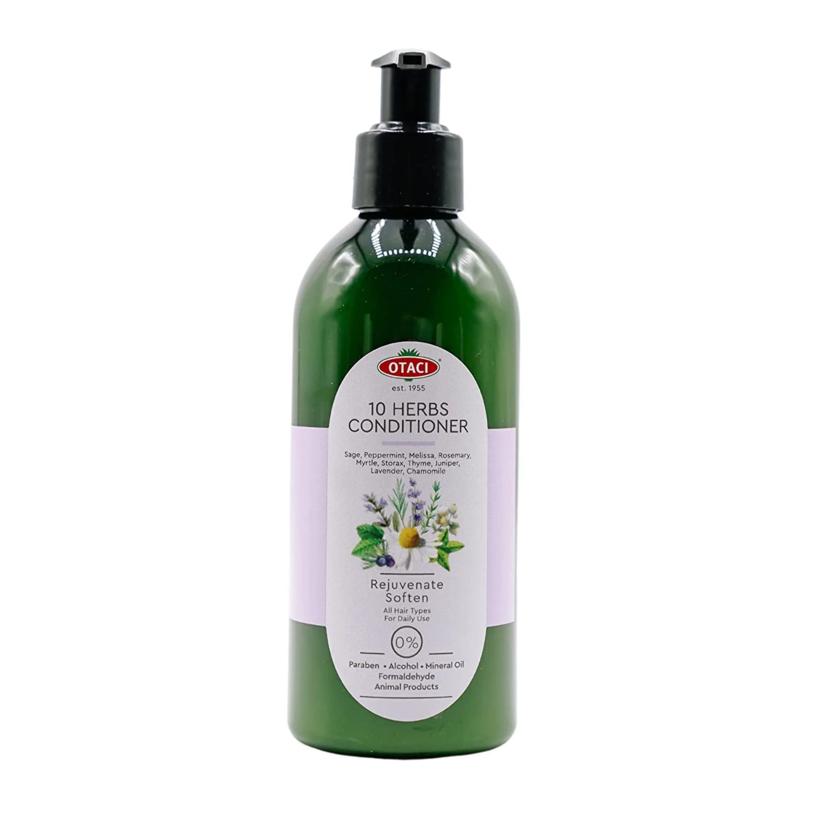 10 Herbs Rejuvenate and Soften Conditioner for All Hair Types