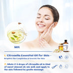 Citronella Essential Oil, 100Ml Pure Nature Undiluted for Diffuser, Humidifier,