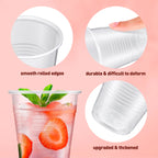 600 Pack 5 Oz Clear Plastic Drinking Cups