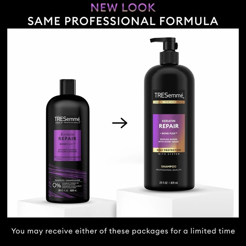 Tresemme Shampoo Keratin Repair with Bond Plex Technology, 28 Oz