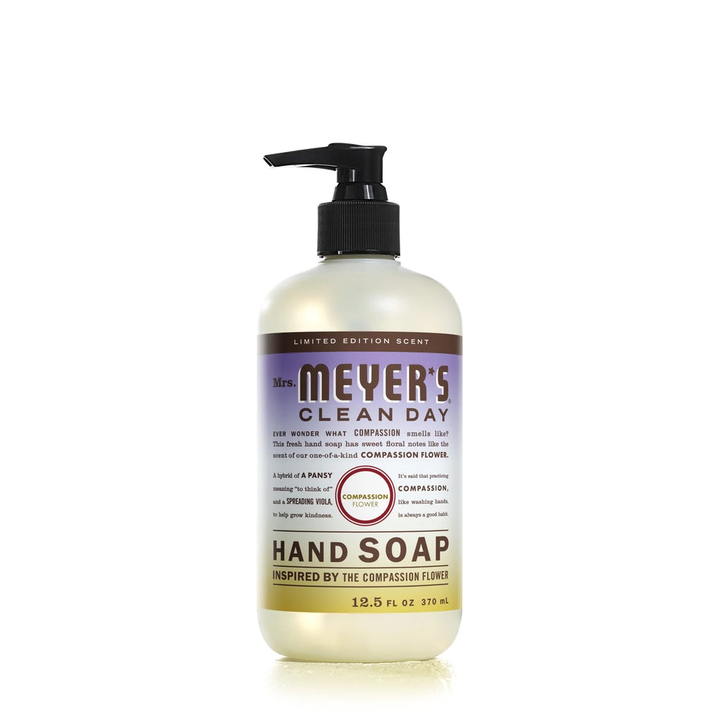 Clean Day Liquid Hand Soap, Compassion Flower Scent, 12.5 Ounce Bottle