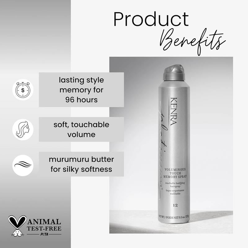 12 Platinum Voluminous Touch Memory Spray 8 Oz