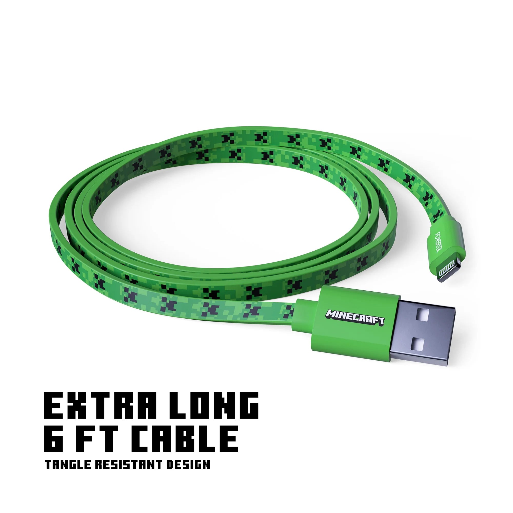 Liquipel Powertek Minecraft USB-A to Lightning - Creeper