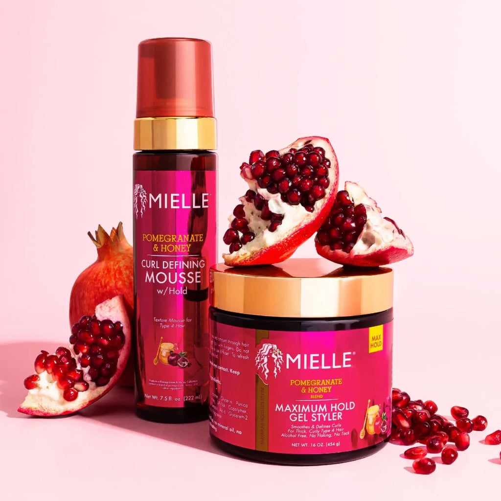 Mielle Pomegranate and Honey Curl Defining Mousse with Hold 7.5 Fl. Oz