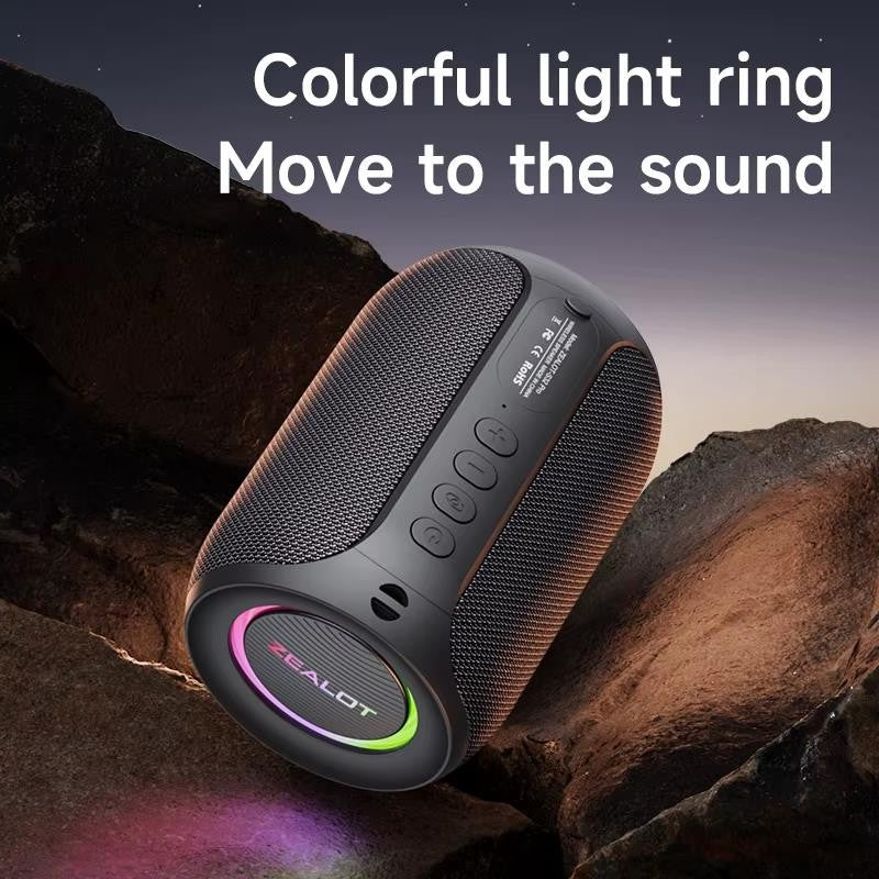 -S32Pro Powerful Bluetooth Speaker, Bass Wireless, LED Light, Outdoor Speakers,