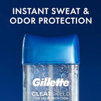 Clear Gel Antiperspirant and Deodorant for Men Tropical Breeze Scent 3.8 Oz