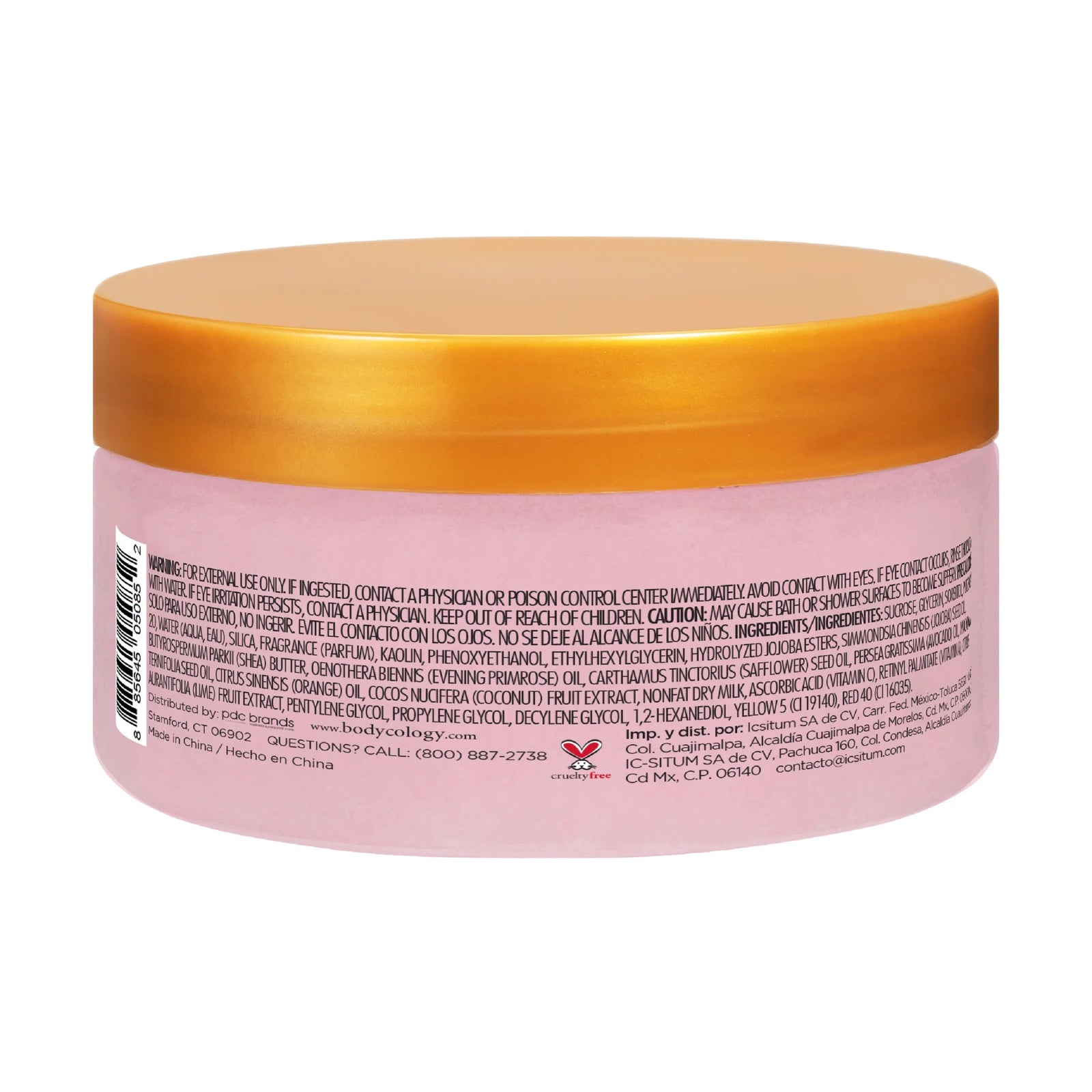 Exfoliating Sugar Scrub, Strawberry Cheesecake, 10.5 Oz