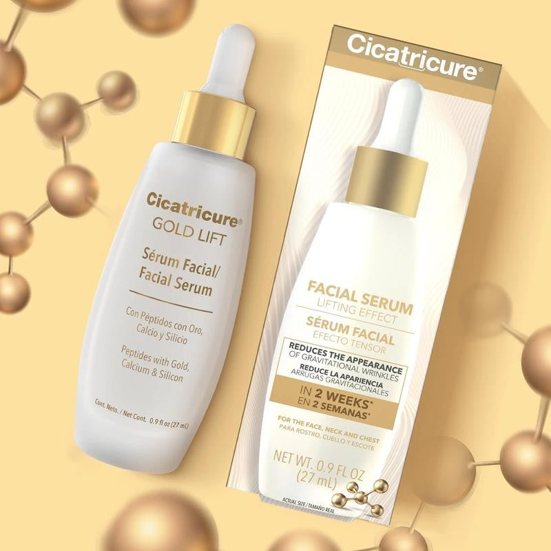 Gold Lift Facial Serum with Lifting Effect, anti Aging Skin Care, Hydrating, 0.9