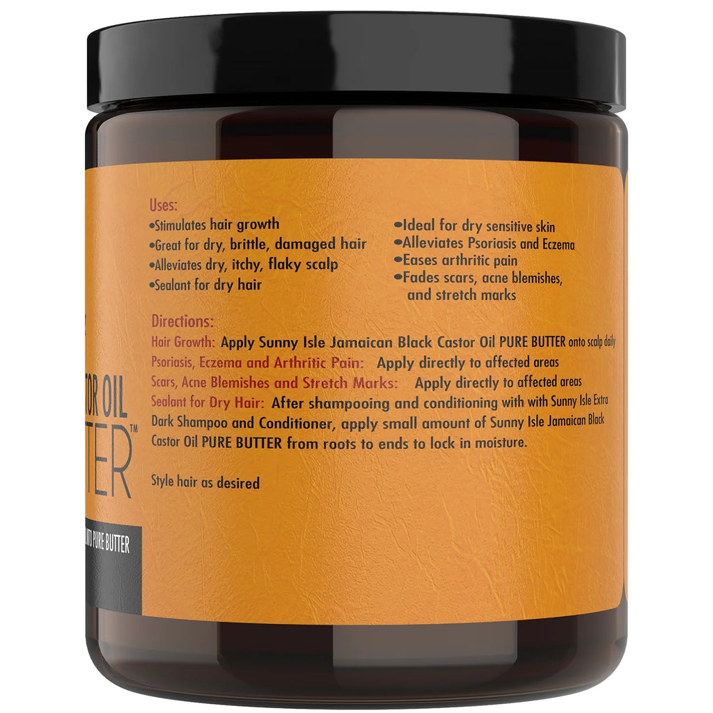 Black Castor Oil Pure Butter (Original) 8Oz