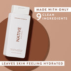 Native Body Wash, Sulfate Free, Coconut & Vanilla, for Women and Men, 18 Oz