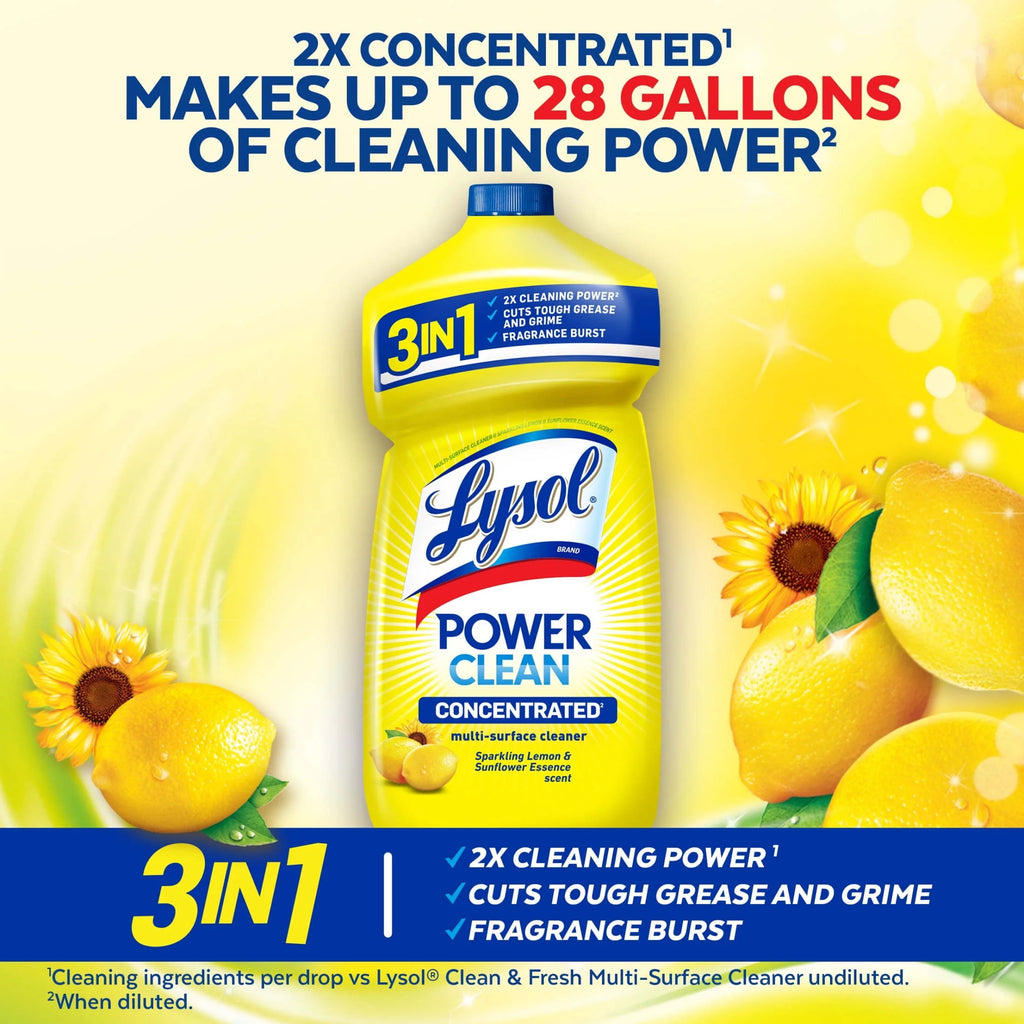 Lysol® Lemon Dilutable Cleaner 28Oz.