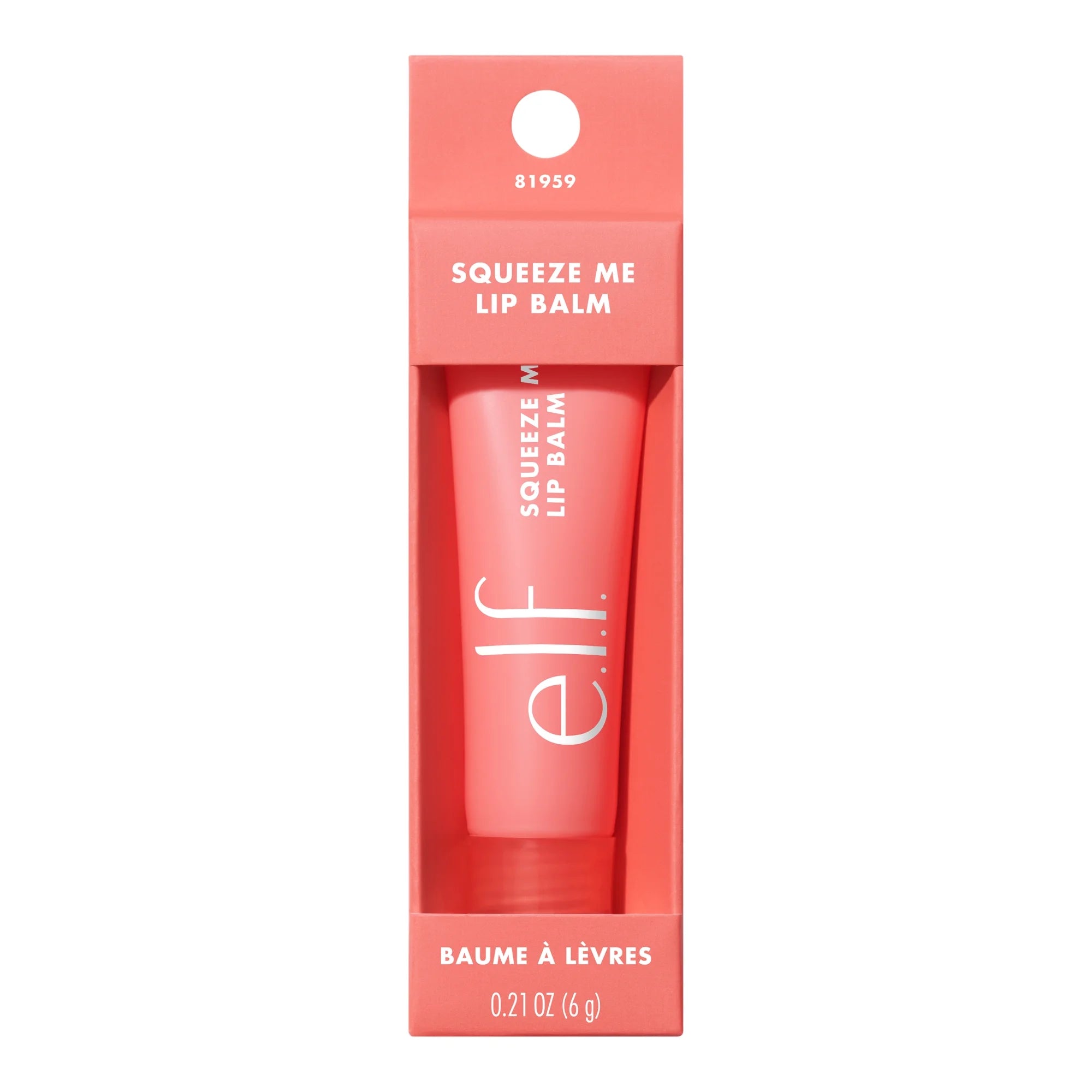 E.L.F. Squeeze Me Lip Balm, Strawberry, 0.21Oz