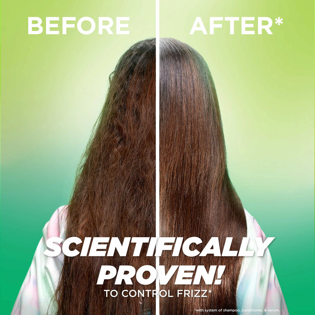 Fructis Frizz Control Hair Serum with Kera System Argan Oil, All Hair Types, 5.1