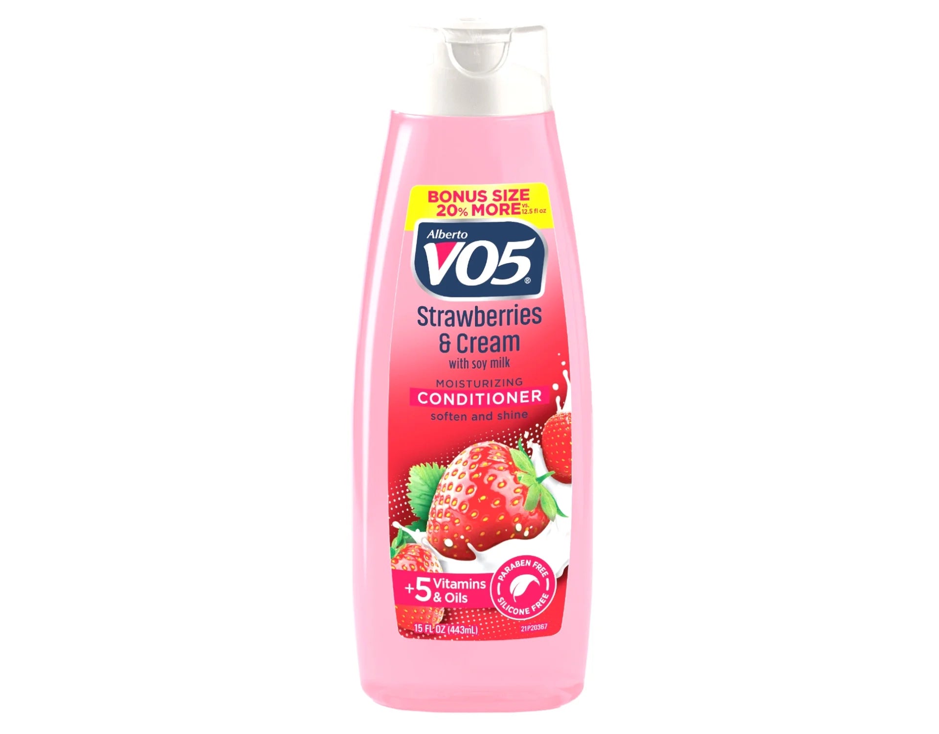 2 Pk VO5 Moisture Milks Moisturizing Conditioner Strawberries & Cream 15 Oz Eac