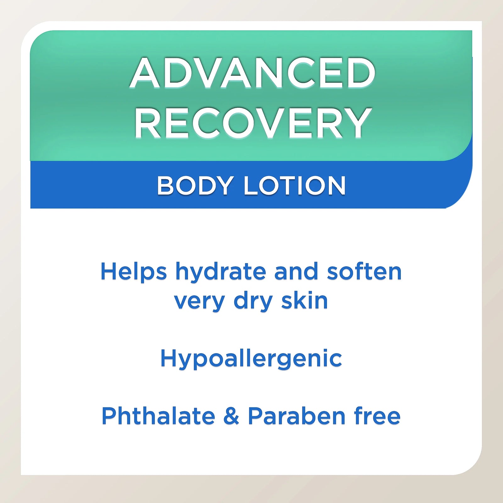 Advanced Recovery Body Lotion, 20.3 Fl Oz, Compare to Vaseline® Intensive Care™