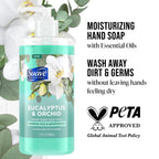 Essentials Liquid Hand Soap, Refreshing Eucalyptus & Orchid, 13.5 Fl Oz