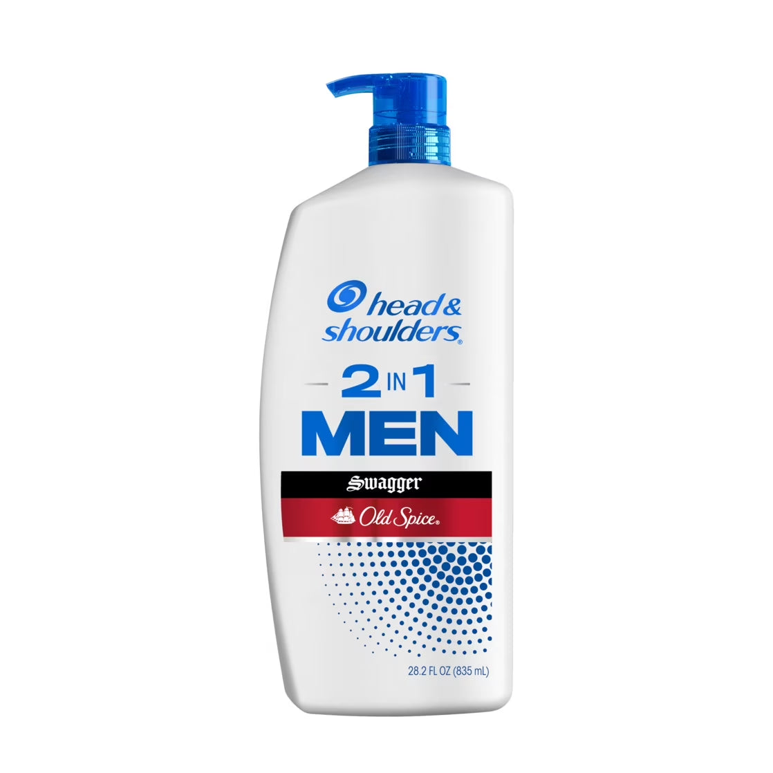 Head and Shoulders Men 2 in 1 Dandruff Shampoo and Conditioner, Old Spice Swagger, 28.2 Fl Oz