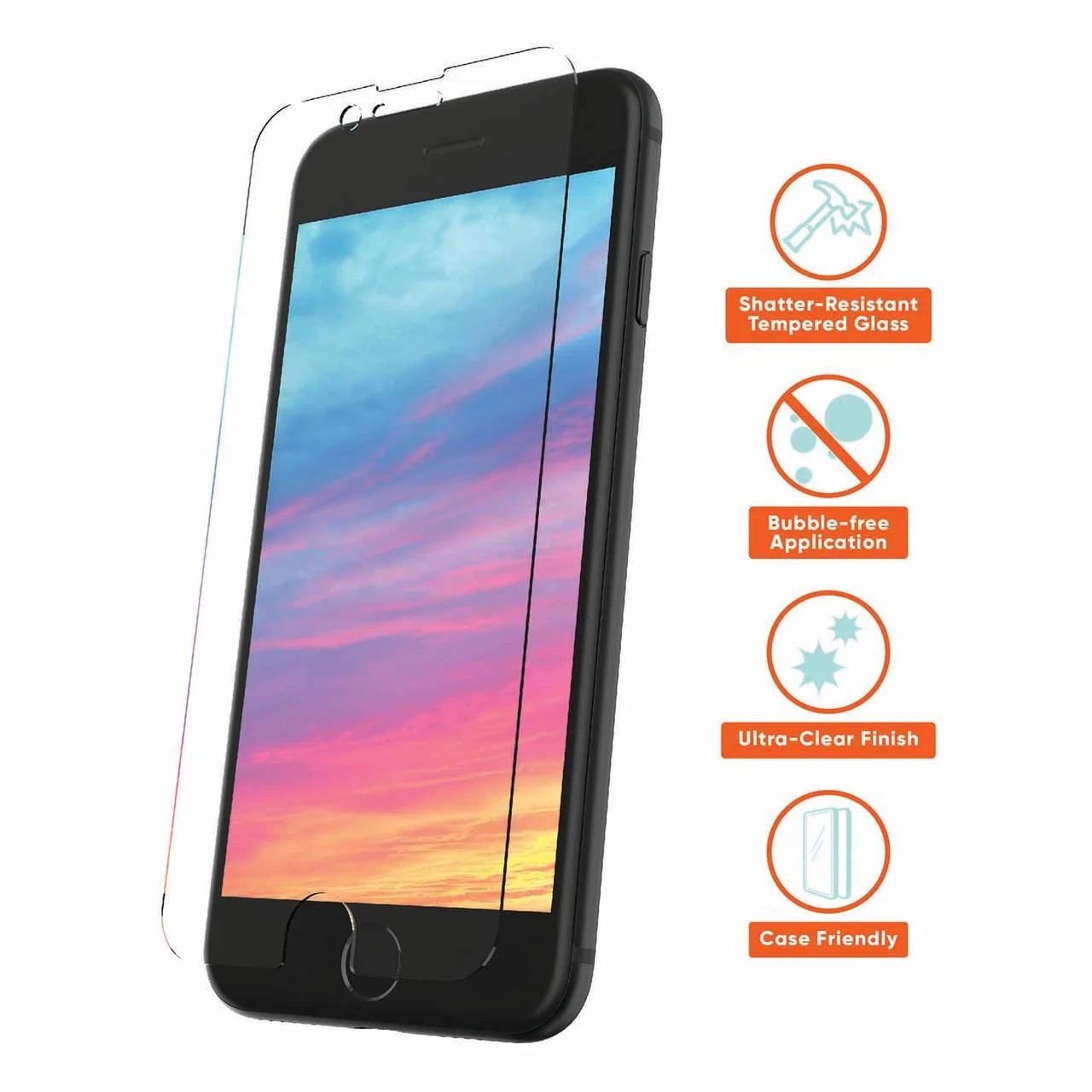 Glass Screen Protector for Iphone 6/Iphone 6S/Iphone 7/Iphone 8/Iphone SE