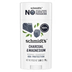 Charcoal & Magnesium 24 Hour Odor Protection, Aluminum-Free Vegan Deodorant, 2.6