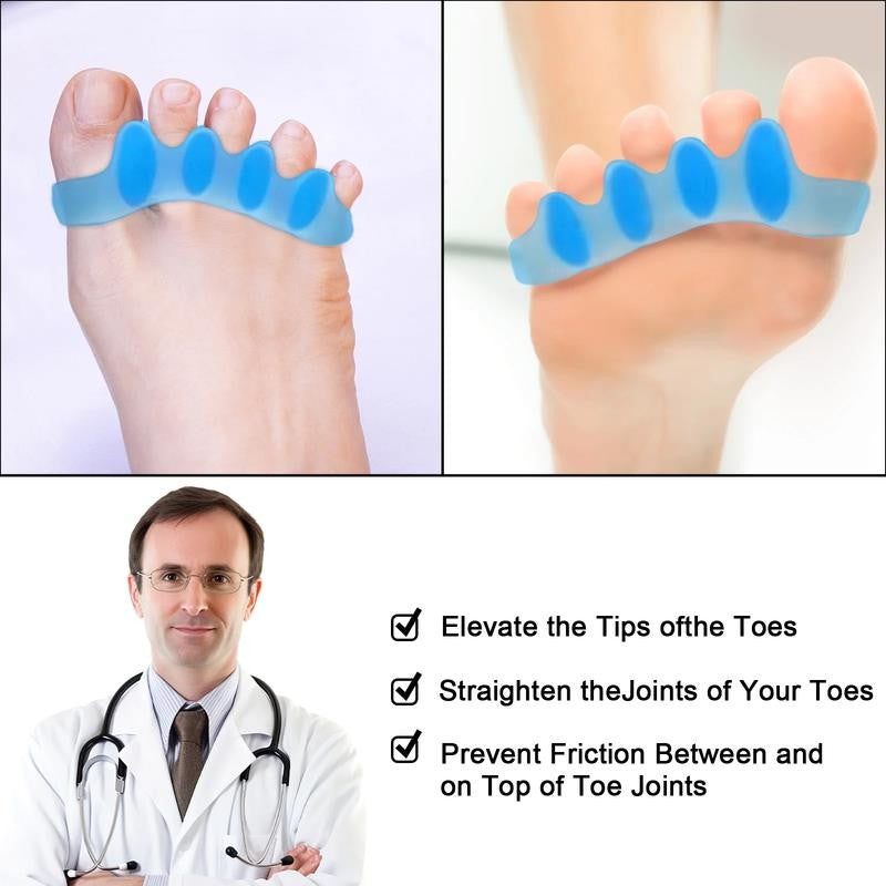 3 Pairs Toe Separators, Correcting Bunions and Restoring Toes to Their Original