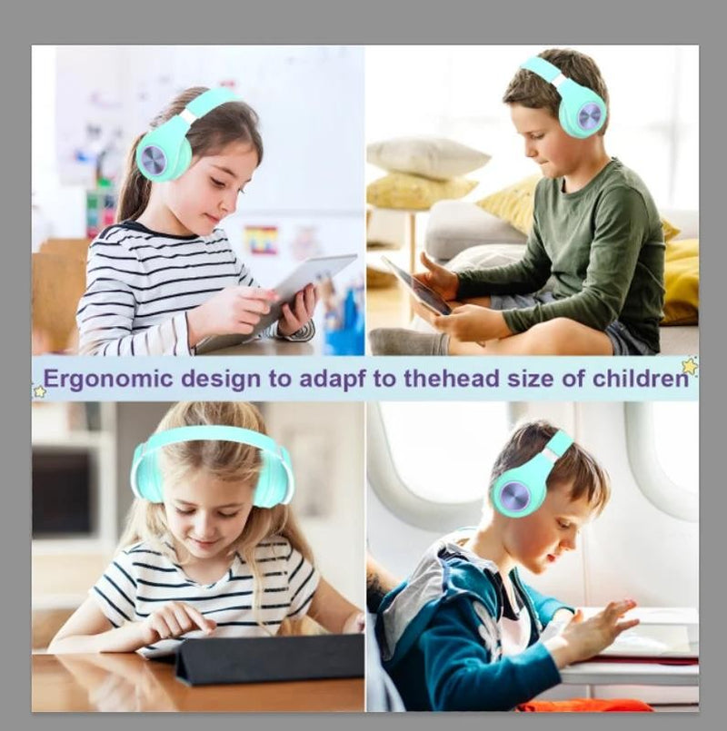 Bluetooth Kids Headphones with Microphone,Chi