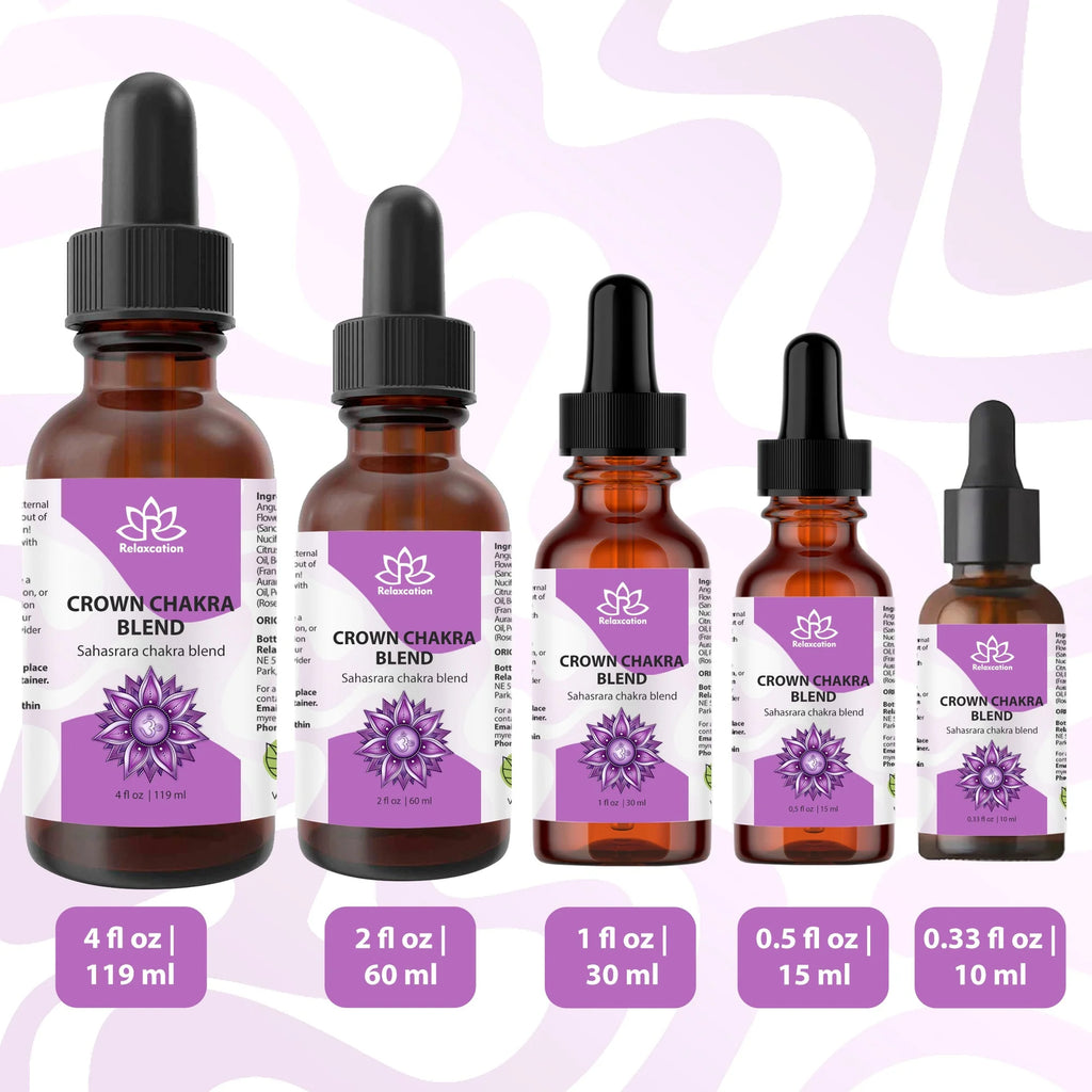 Crown Chakra Essential Oil Blend – 0.33 Oz | – Peace & Spirituality