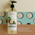 Majestic Pure Fractionated Coconut Oil - Relaxing Massage Oil, Liquid Carrier Oil for Diluting Essential Oils - Skin, Lip, Body & Hair Oil Moisturizer & Softener - 16 Fl Oz