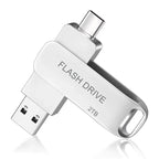 Dual USB Flash Drive 2TB/2000GB 2In1 Thumb Drive for Android/Tablet