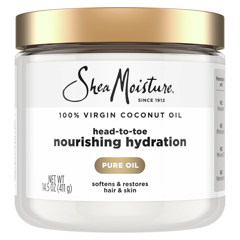 Sheamoisture 100% Extra Virgin Coconut Oil Nourishing Hydration, 14.5 Oz