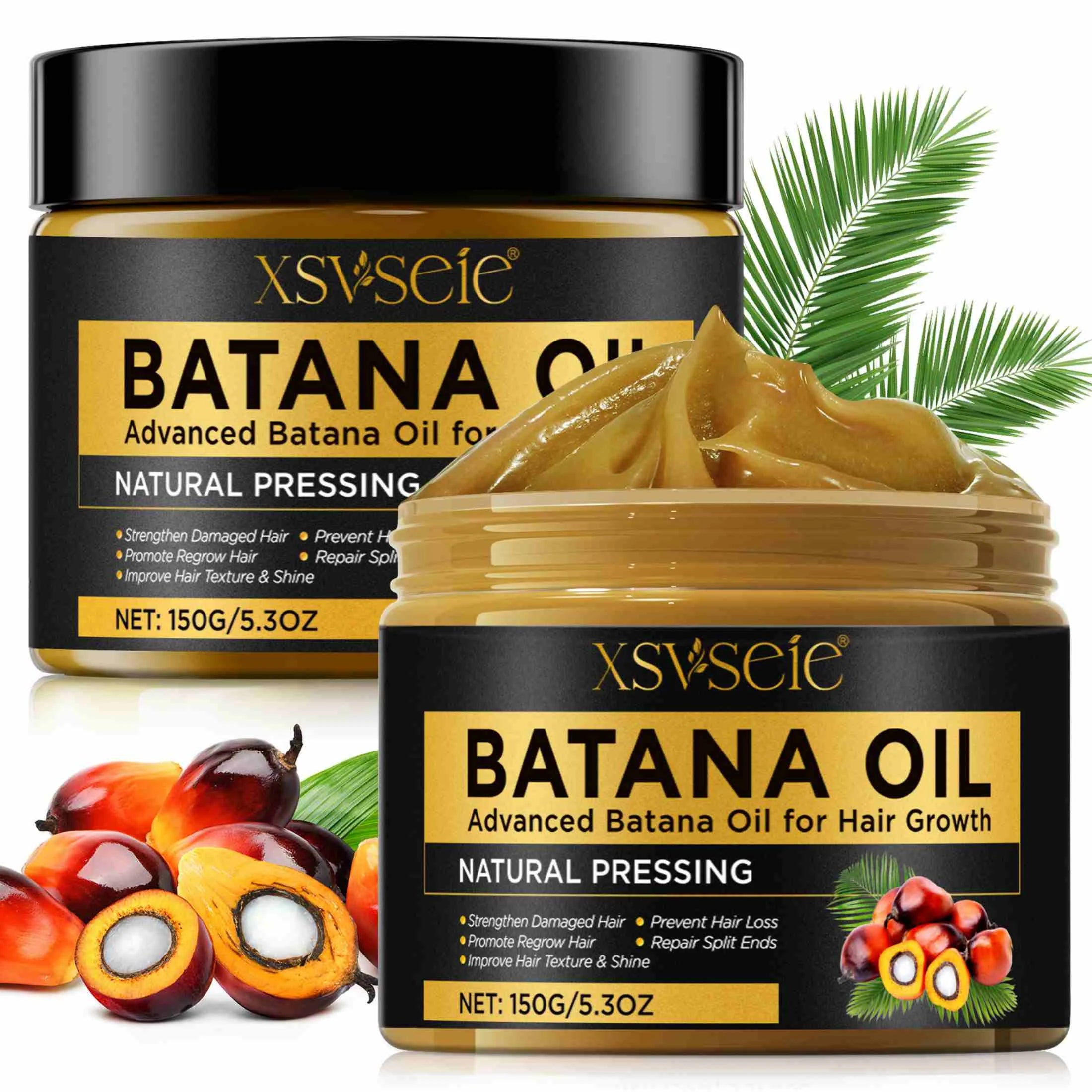 Batana Hair Oil,100% Pure and Natural,Nourishing Moisturizing Conditioner, for Men & Women(150G/5.3Oz)