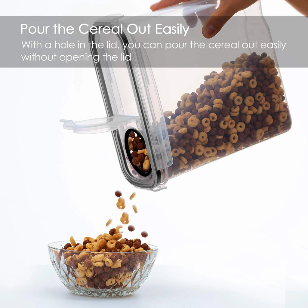 Cereal Storage Container Set of 4, Airtight Food Storage Containers, 135.2 Fl O