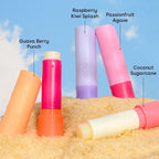 100% Natural Lip Balm- Tropical Variety Pack, 0.14 Oz, Pack of 4