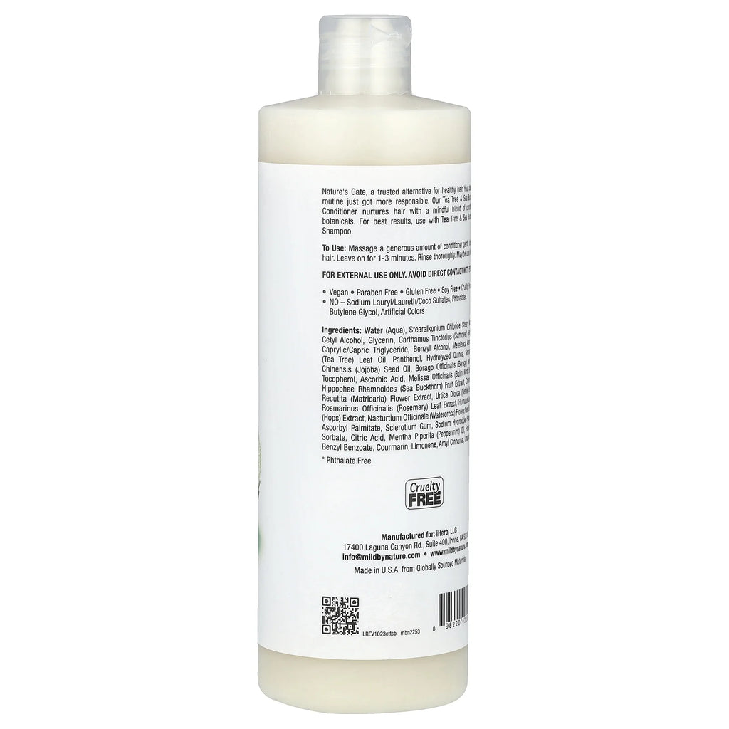 (Nature'S Gate), Tea Tree & Sea Buckthorn Conditioner for Oily Hair, 16 Fl Oz (473 Ml)
