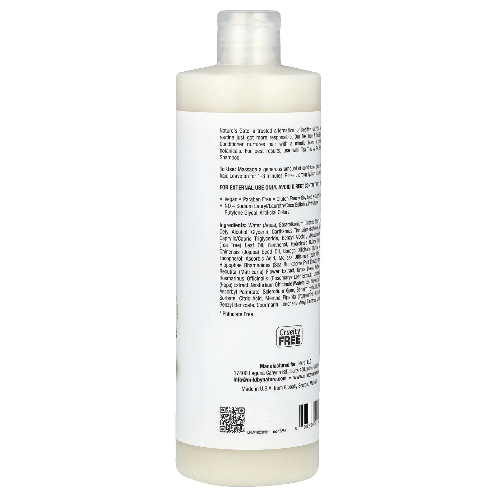 (Nature'S Gate), Tea Tree & Sea Buckthorn Conditioner for Oily Hair, 16 Fl Oz (473 Ml)