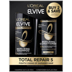 Elvive Total Repair 5 Repairing Shampoo and Conditioner Set, 1 Kit