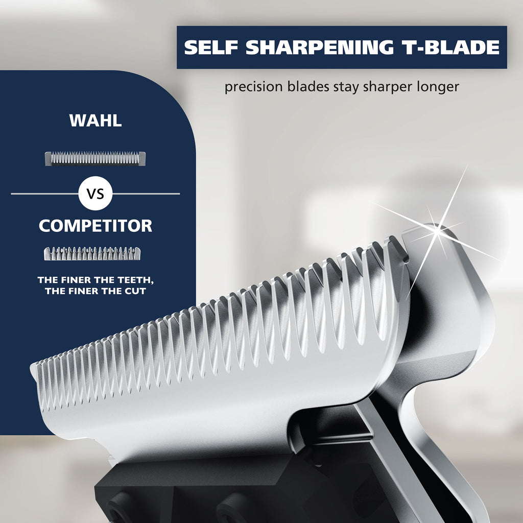 Bald N Shave Rechargeable Two Heads Rinseable T-Blade Trimmer for Men, 3023628