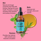 Aunt Jackie'S Curls & Coils Elixir Essentials Biotin, Rosemary & Mint Hair and Scalp Oil, 2 Fl Oz ., All Hair Types