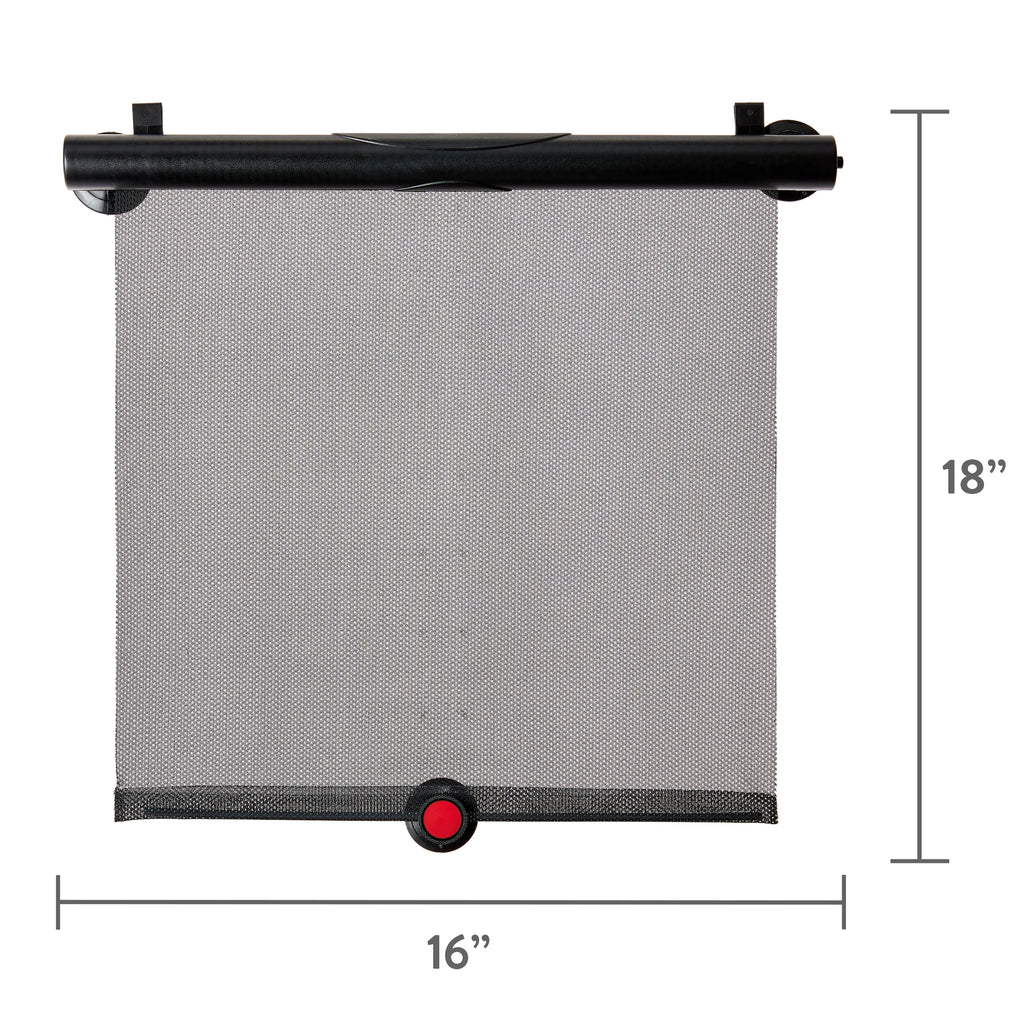 Parent'S Choice Large Roller Sunshade, UV Blocking, Universal Fit Shade, Blocks Heat, Heat Alert