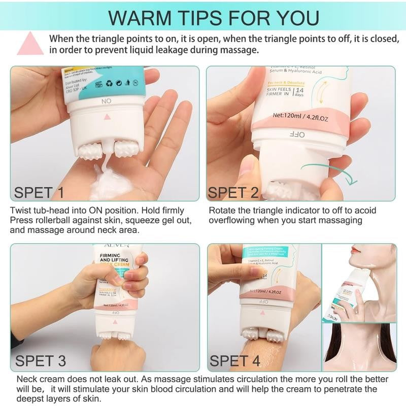 Firming & Lifting Neck Cream with Retinol and Collagen,Light