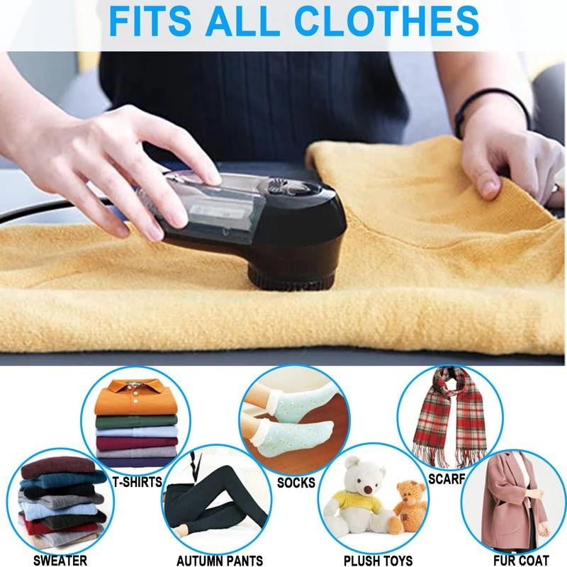 Fabric Lint Shaver - Fuzz Remover, AC 120V Electric Sweater Shaver, Efficiently