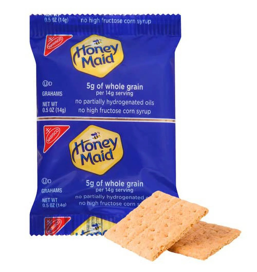 Graham Crackers, Portion Packaged in Twin Packs (40/2Packs, 80 Crackers Total),