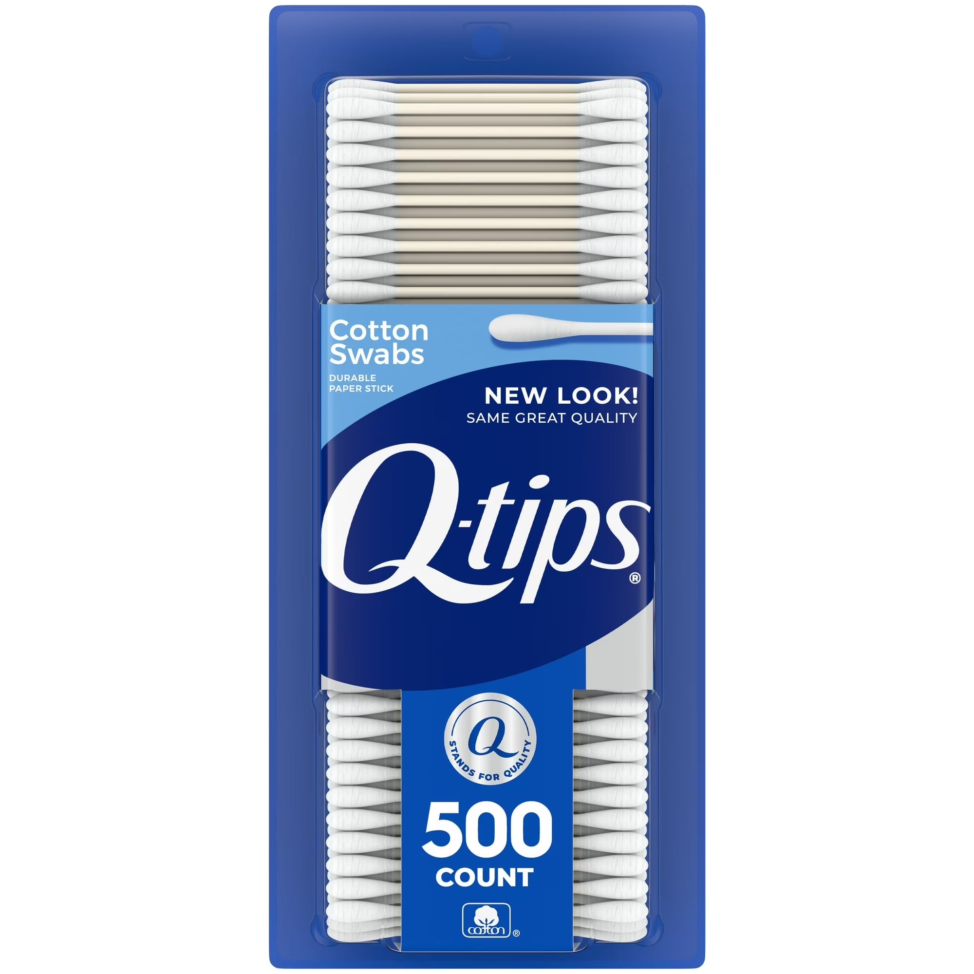 (Pack of 2) Q-Tips Cotton Swabs Original for Hygiene and Beauty Care, Made with 100% Cotton 500 Count