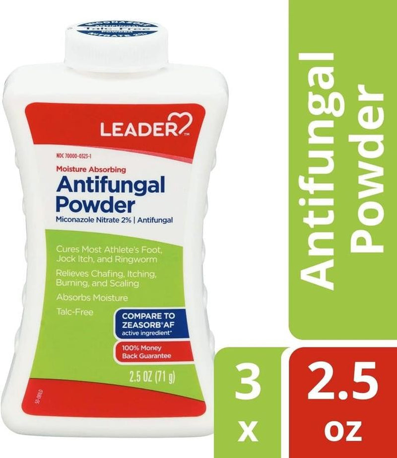 Athlete'S Foot AF Powder, Moisture Absorbing, Antifungal, Talc-Free, 2.5 Oz, Com