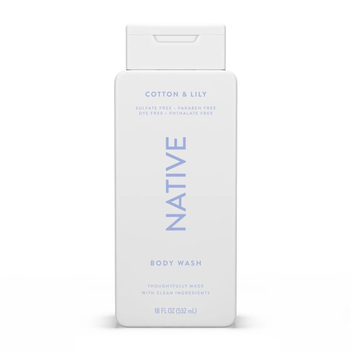 Native Cotton & Lily Body Wash 18Oz