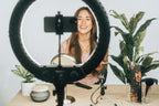 18-Inch LED Ring Light, Adjustable 63-Inch Tripod Stand, with Phone Stand and Wi